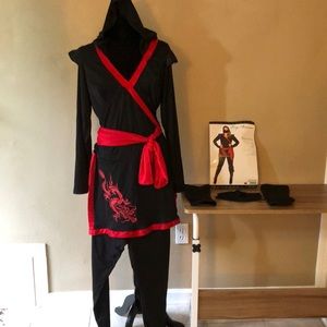 1X/2X Leg Avenue Ninja Assassin Halloween Costume